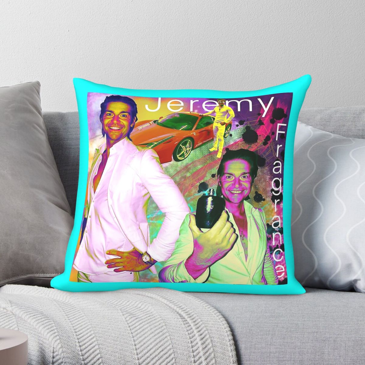 Home Fragrance Linen - Jeremy Fragrance Fever Dream Quadratischer Kissenbezug,