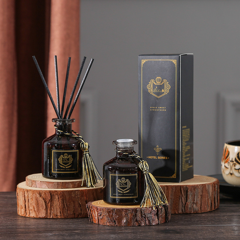Home Fragrance Rose - 50ml Reed-Diffusor-Sets mit Angenehmen Duft, Schlafzimmer-Lufterfrischer,
