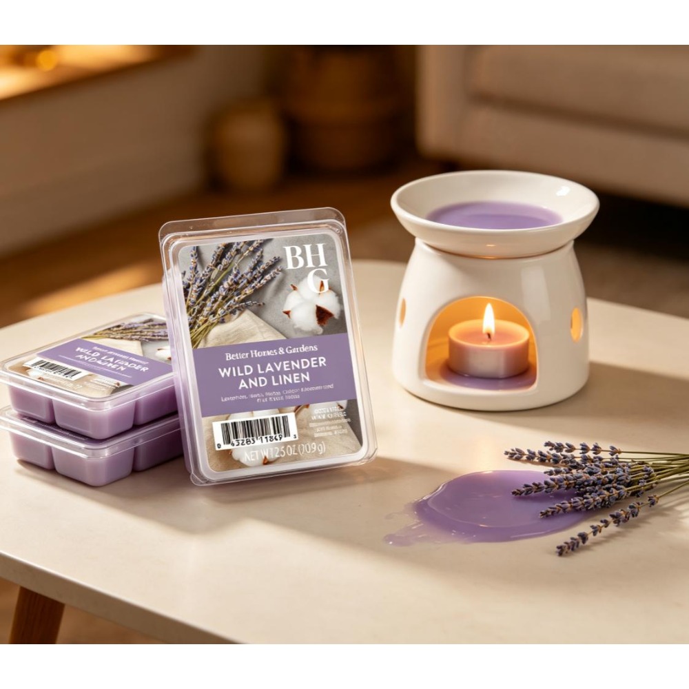Home Fragrance Linen - 2,5oz Duftende Wachsmelts mit Wildem Lavendel